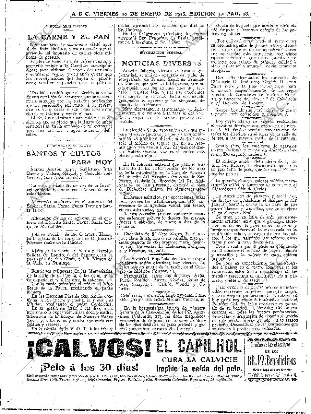 ABC MADRID 10-01-1913 página 18