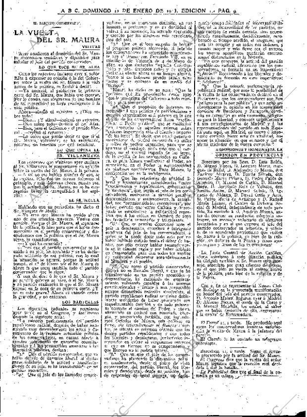 ABC MADRID 12-01-1913 página 9