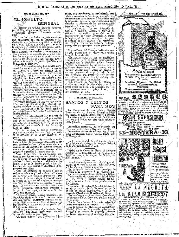 ABC MADRID 25-01-1913 página 10