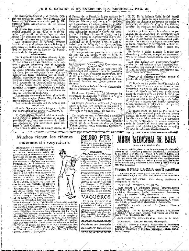 ABC MADRID 25-01-1913 página 18