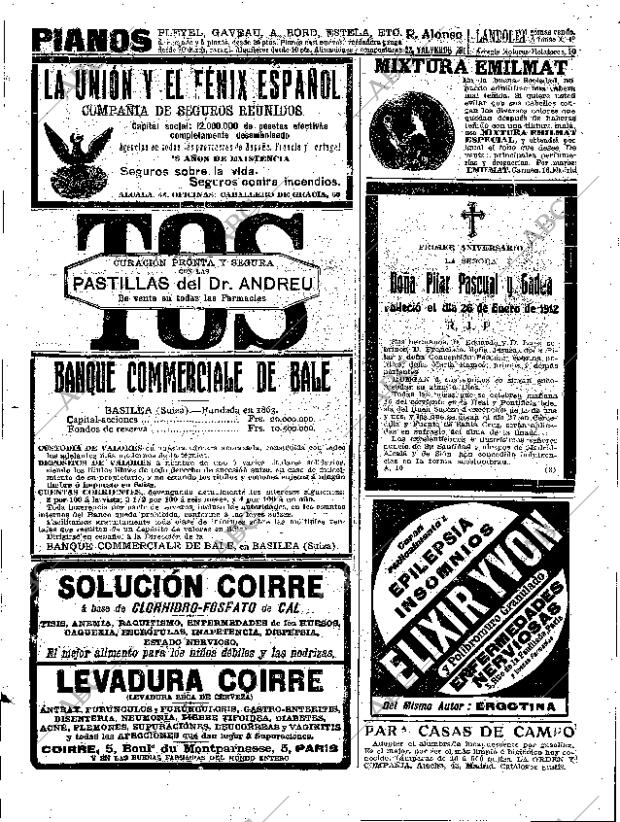 ABC MADRID 25-01-1913 página 23