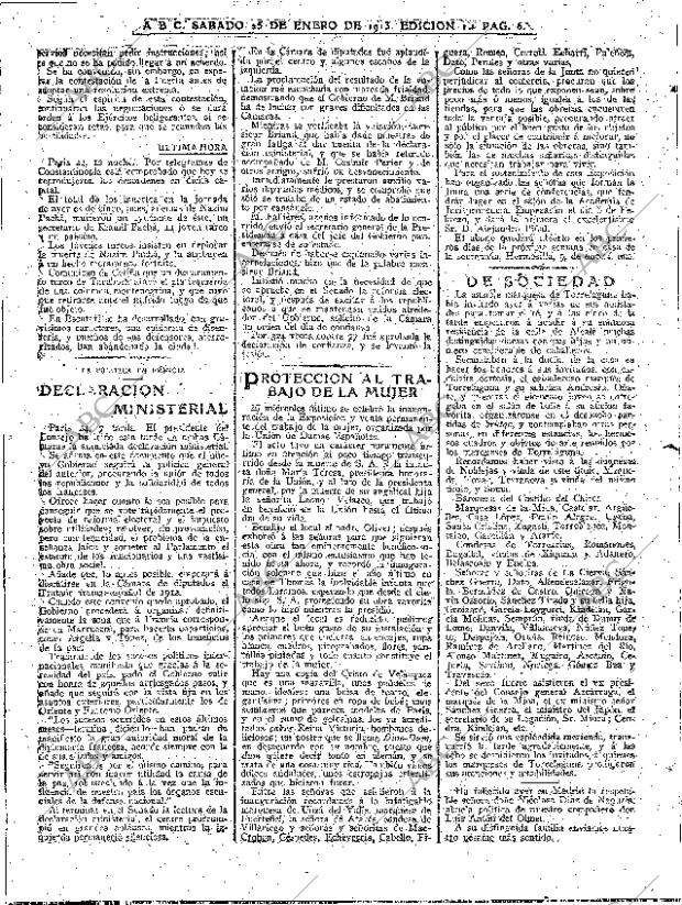 ABC MADRID 25-01-1913 página 6