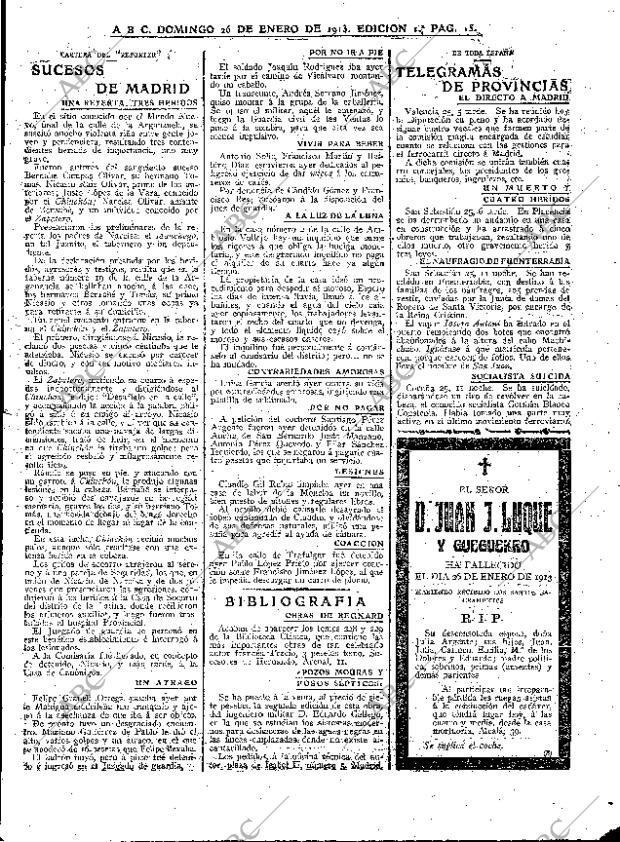 ABC MADRID 26-01-1913 página 15