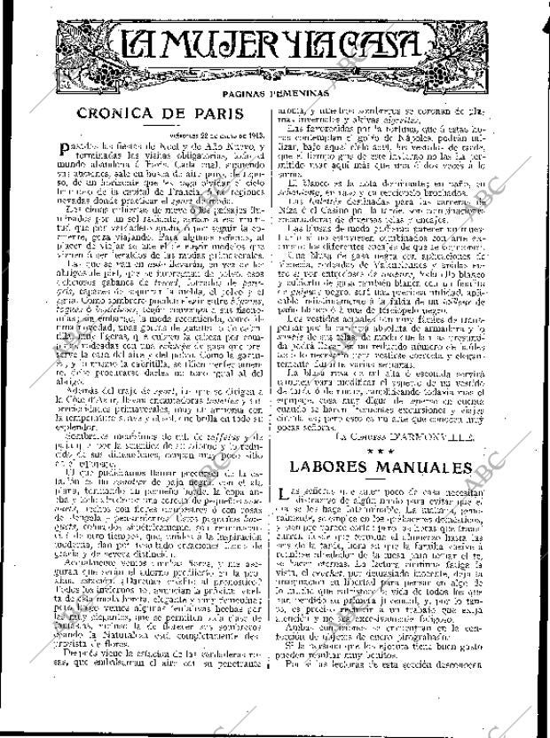 BLANCO Y NEGRO MADRID 26-01-1913 página 43