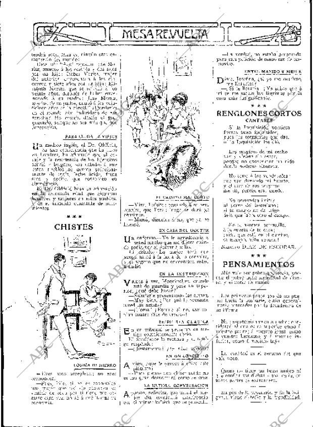 BLANCO Y NEGRO MADRID 26-01-1913 página 50