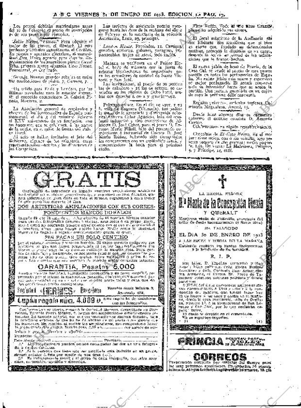 ABC MADRID 31-01-1913 página 17