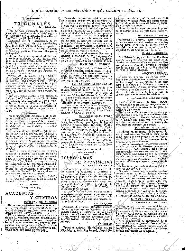 ABC MADRID 01-02-1913 página 15