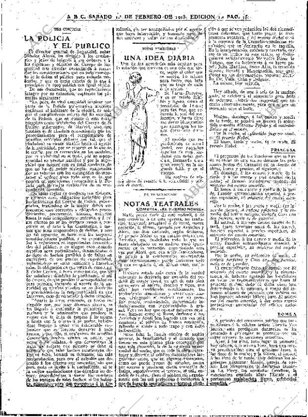 ABC MADRID 01-02-1913 página 16