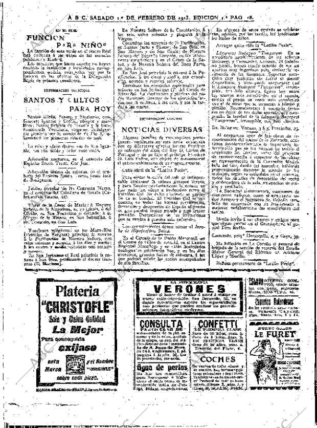 ABC MADRID 01-02-1913 página 18
