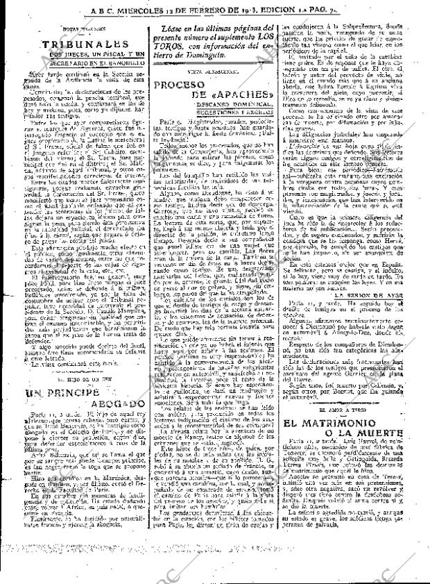ABC MADRID 12-02-1913 página 7