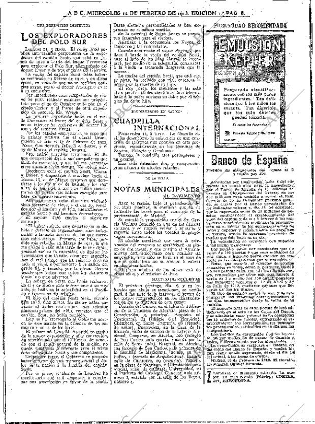 ABC MADRID 12-02-1913 página 8