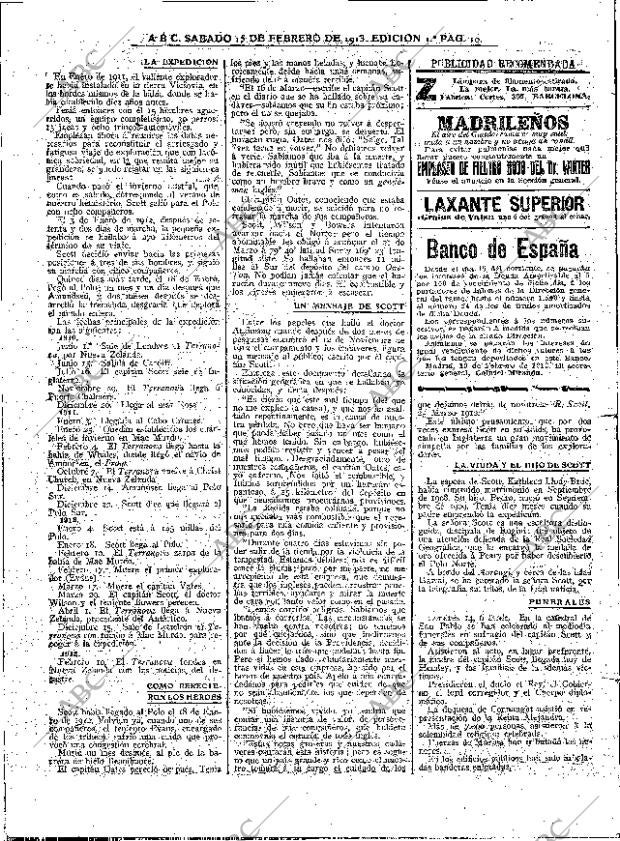 ABC MADRID 15-02-1913 página 10