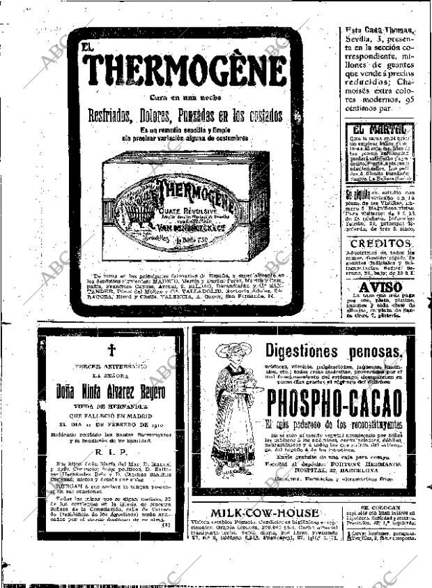 ABC MADRID 21-02-1913 página 4