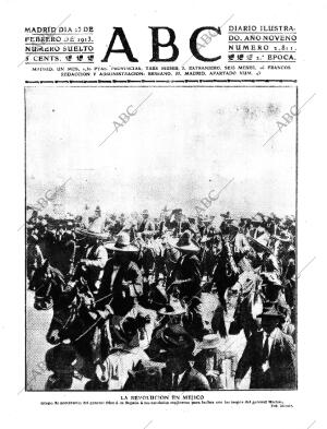 ABC MADRID 23-02-1913 página 1