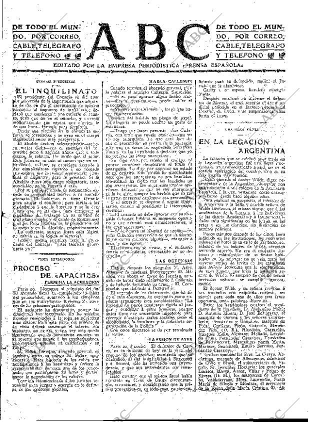 ABC MADRID 23-02-1913 página 5