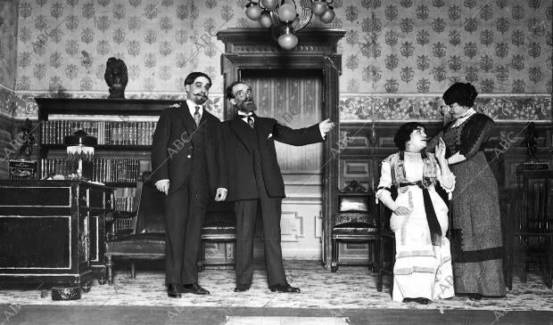 En Cervantes una escena de la Comedia "Vanidad" original de Jesús L. Gabaldón...