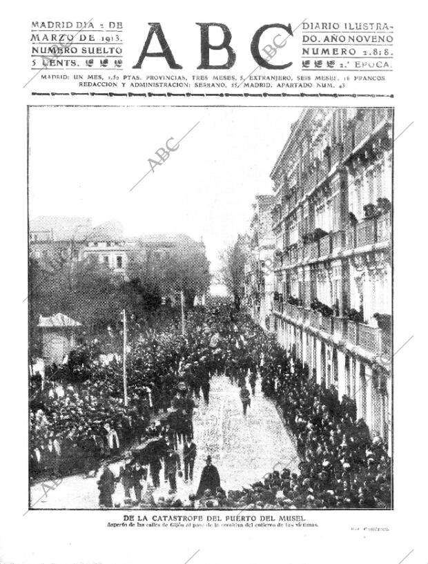 ABC MADRID 02-03-1913 página 1