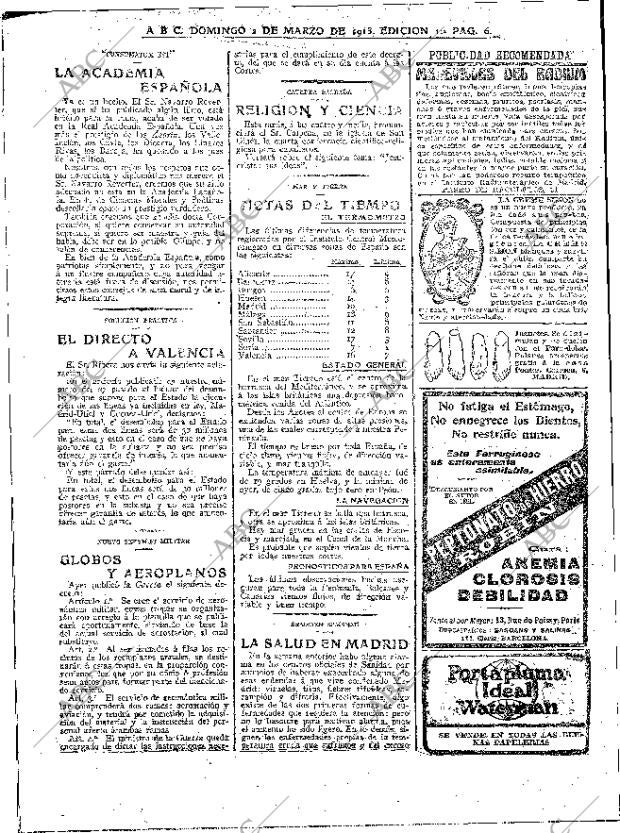 ABC MADRID 02-03-1913 página 6