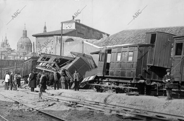 Choque de Trenes en Zaragoza estado en que Quedó el tren correo después del...