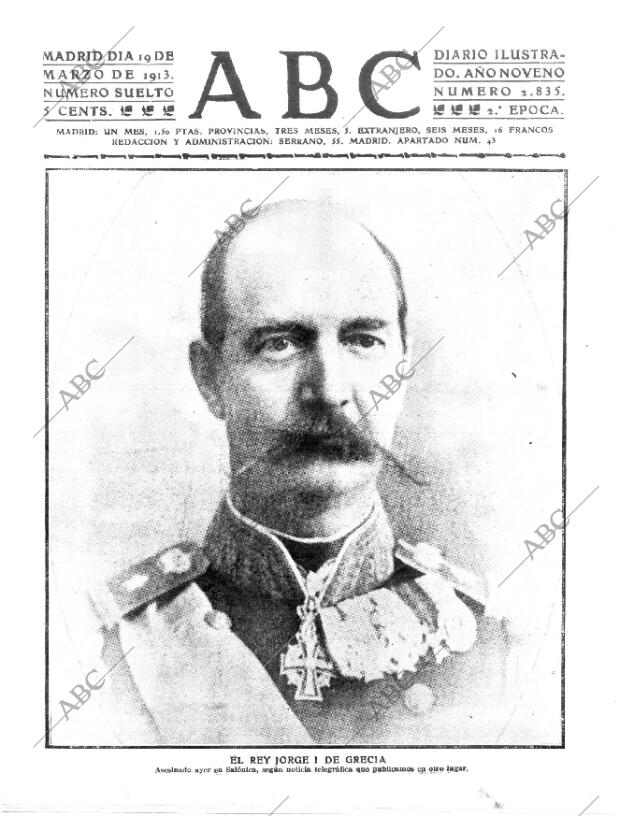 ABC MADRID 19-03-1913 página 1