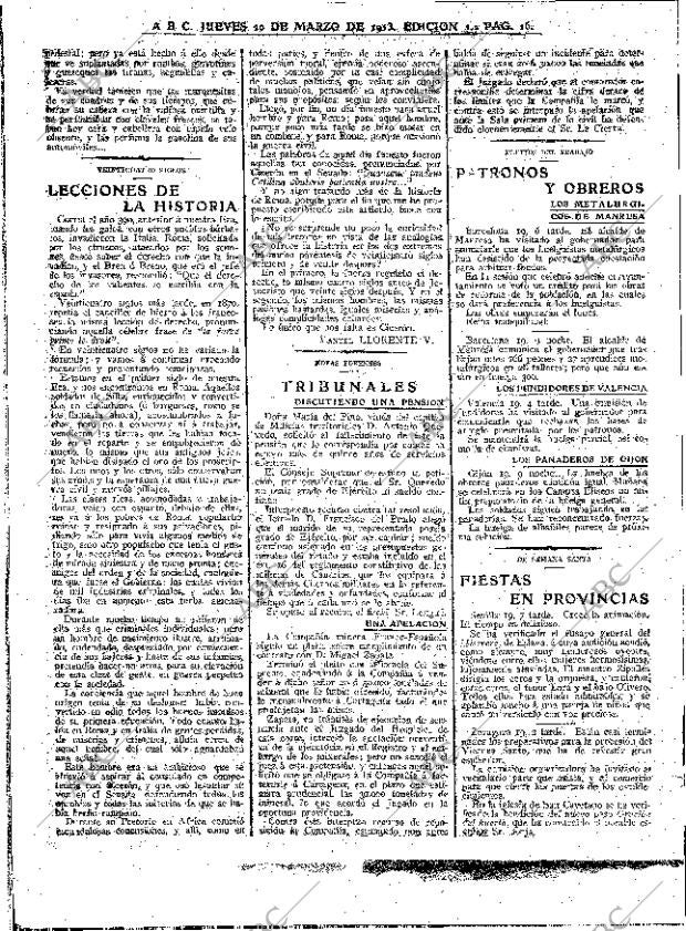 ABC MADRID 20-03-1913 página 16