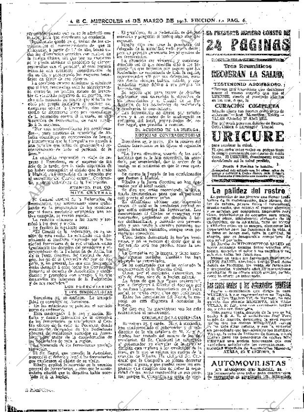 ABC MADRID 26-03-1913 página 6