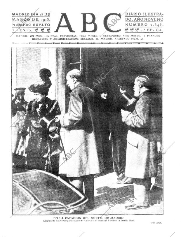 ABC MADRID 28-03-1913 página 1
