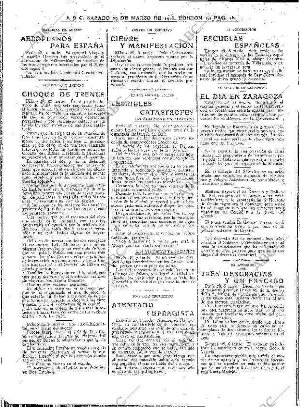 ABC MADRID 29-03-1913 página 16
