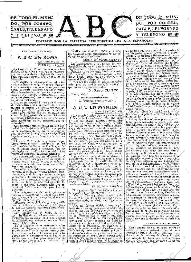 ABC MADRID 29-03-1913 página 5