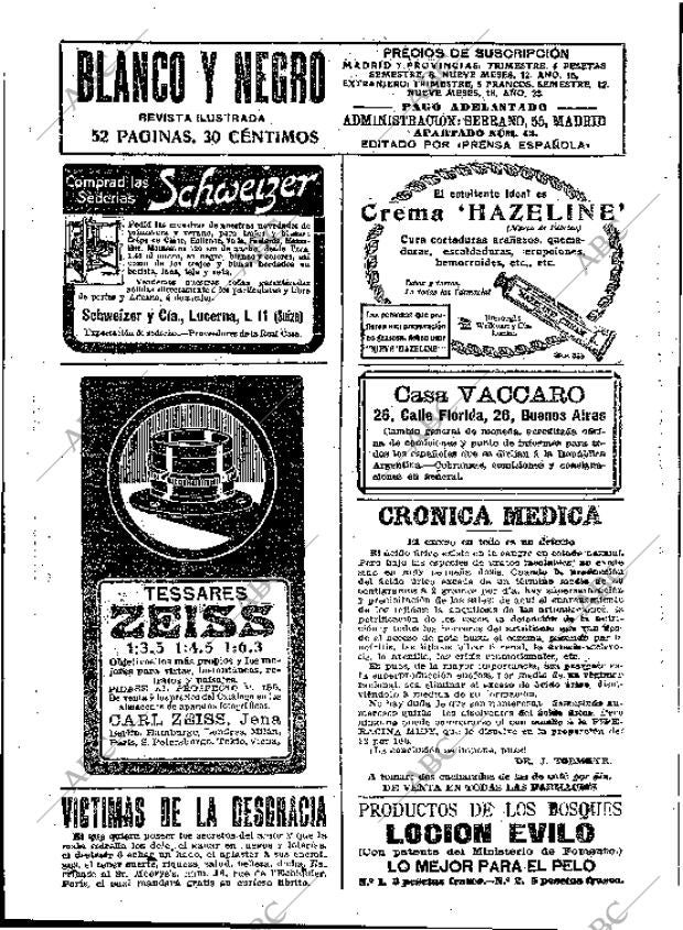 BLANCO Y NEGRO MADRID 06-04-1913 página 2