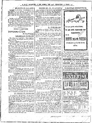 ABC MADRID 15-04-1913 página 14