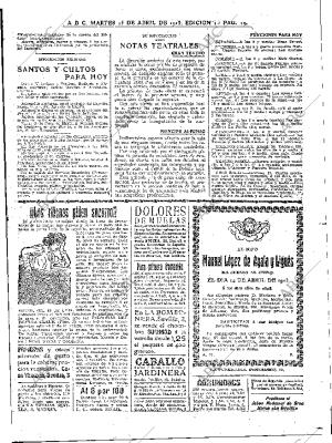 ABC MADRID 15-04-1913 página 19