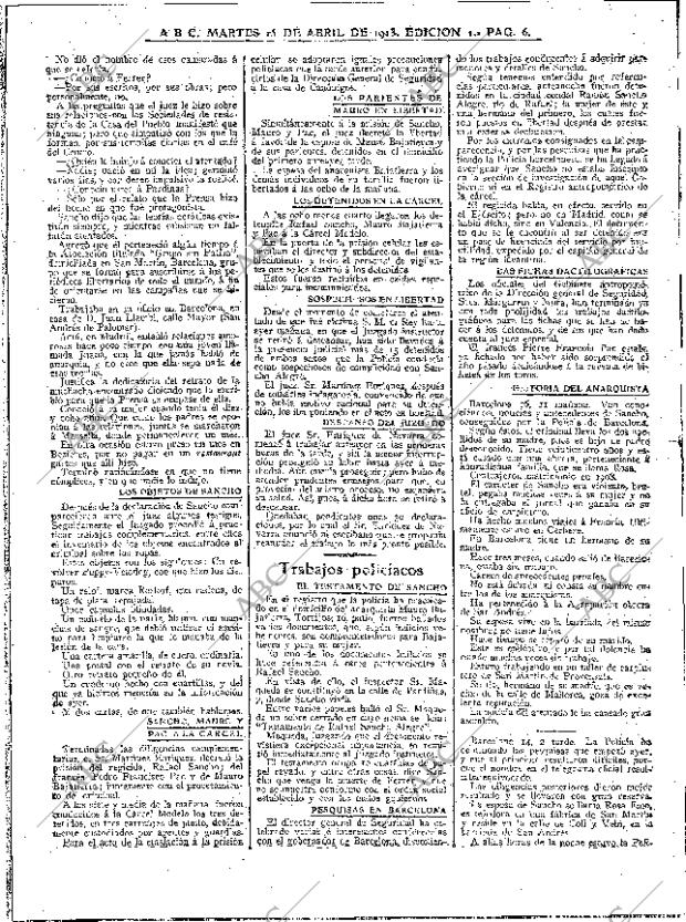 ABC MADRID 15-04-1913 página 6