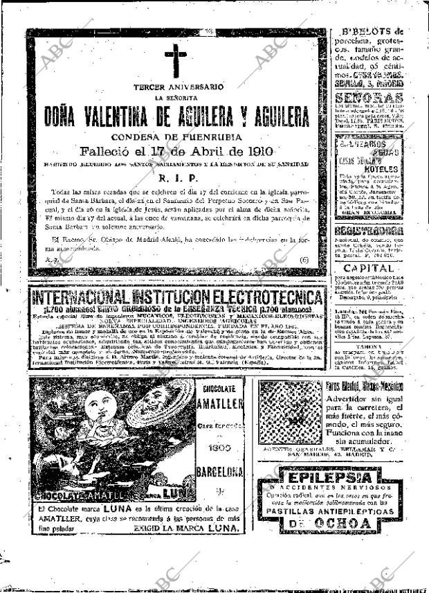 ABC MADRID 16-04-1913 página 26