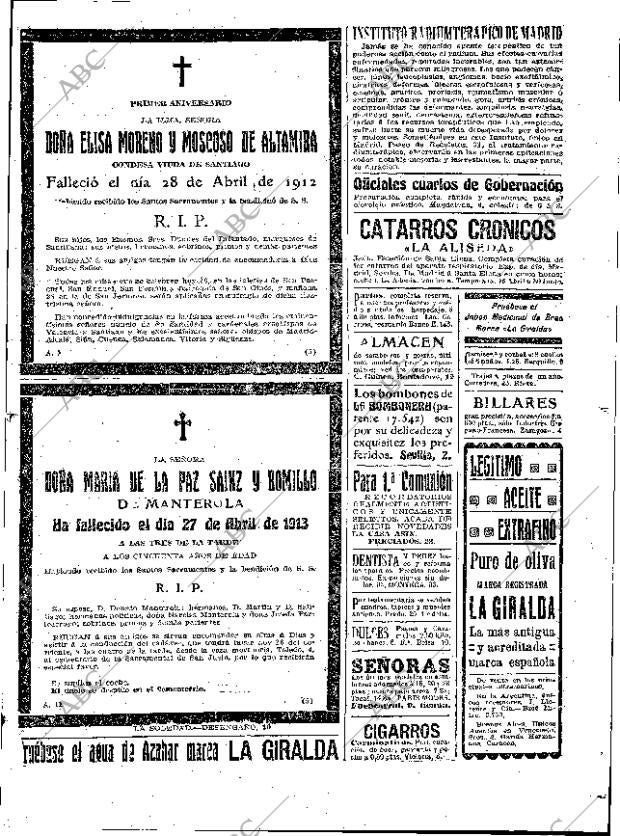 ABC MADRID 28-04-1913 página 19
