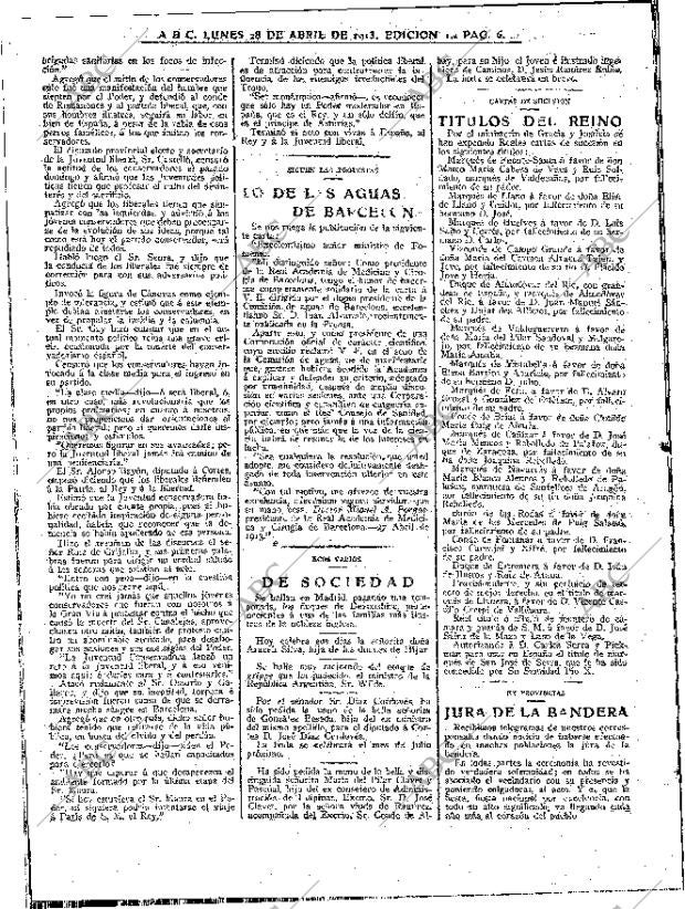 ABC MADRID 28-04-1913 página 6