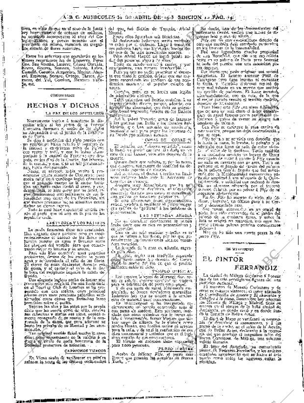 ABC MADRID 30-04-1913 página 14