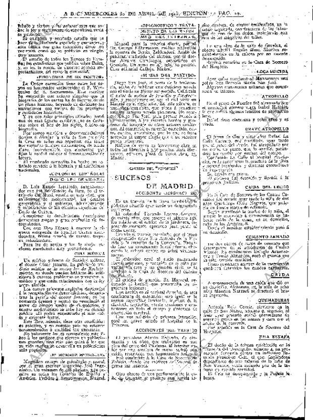 ABC MADRID 30-04-1913 página 19