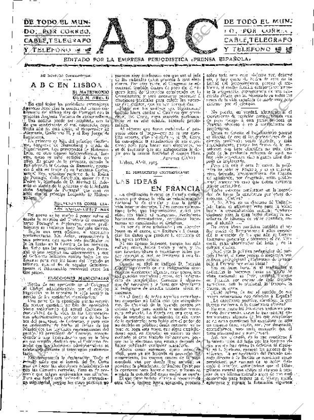 ABC MADRID 30-04-1913 página 5
