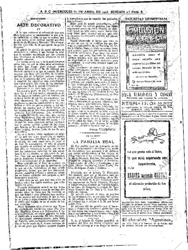 ABC MADRID 30-04-1913 página 8