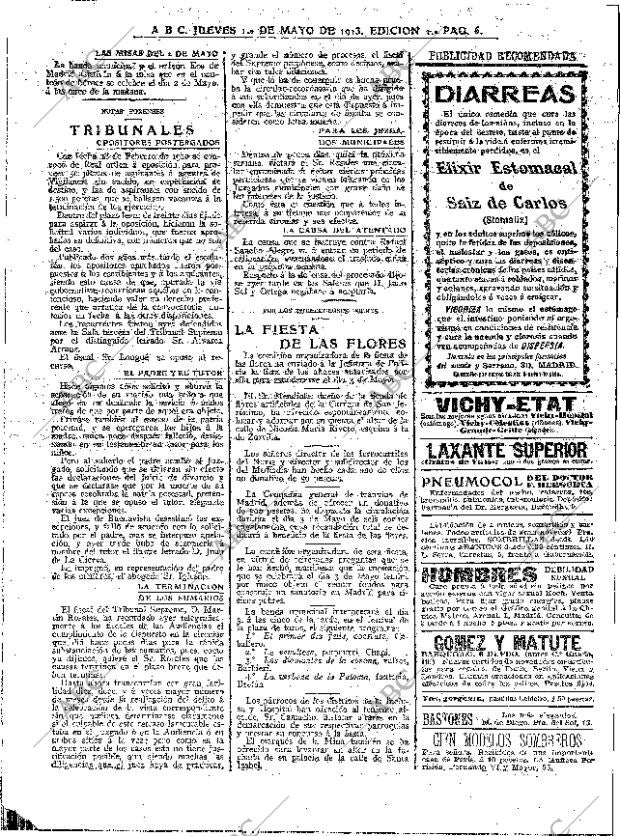 ABC MADRID 01-05-1913 página 6