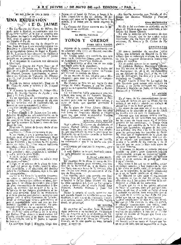 ABC MADRID 01-05-1913 página 9