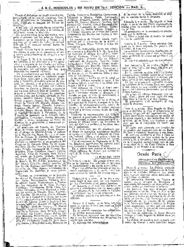 ABC MADRID 07-05-1913 página 6