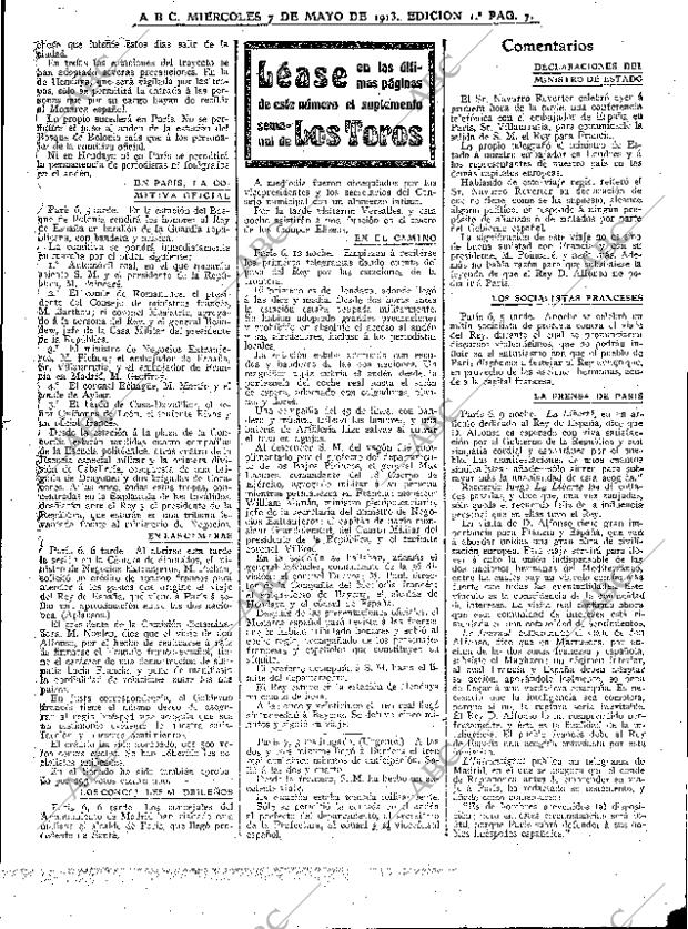 ABC MADRID 07-05-1913 página 7