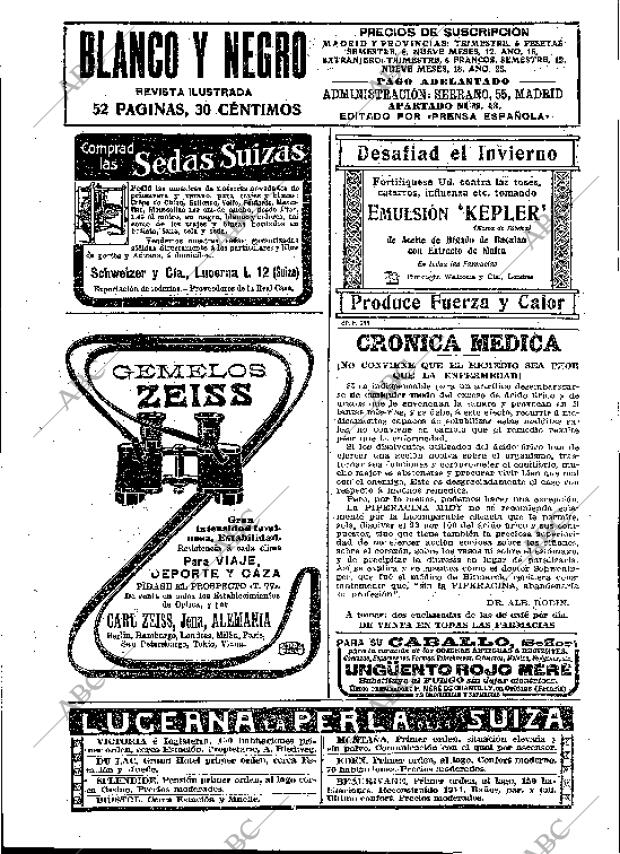 BLANCO Y NEGRO MADRID 11-05-1913 página 2