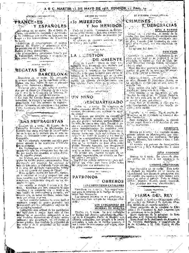 ABC MADRID 13-05-1913 página 14