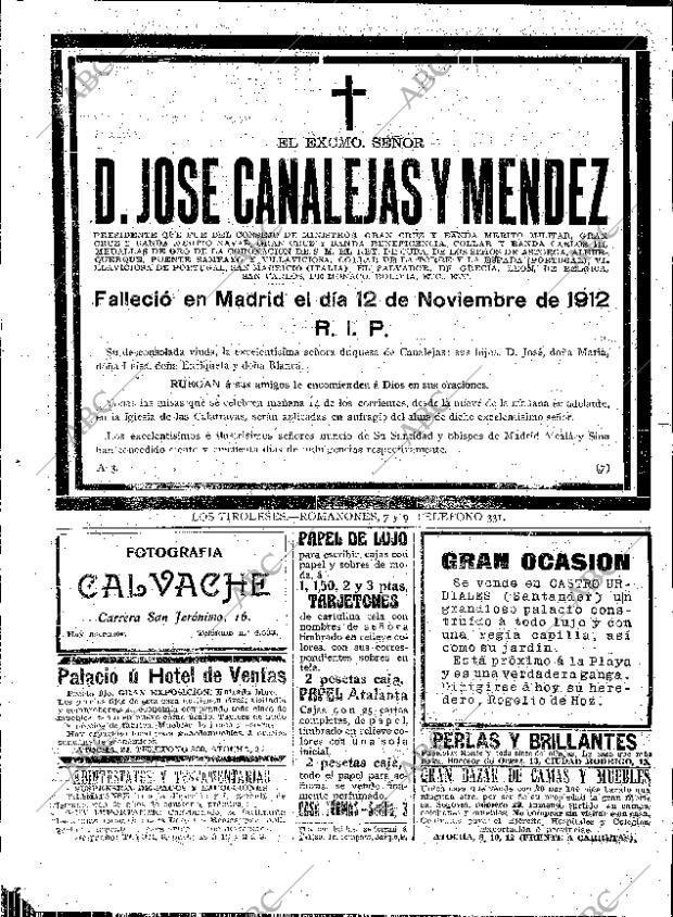 ABC MADRID 13-05-1913 página 20