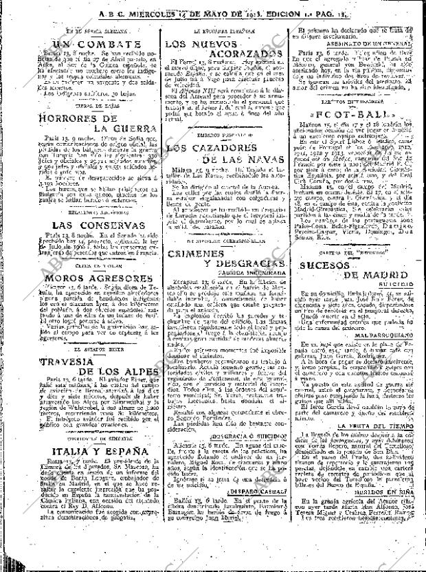 ABC MADRID 14-05-1913 página 12