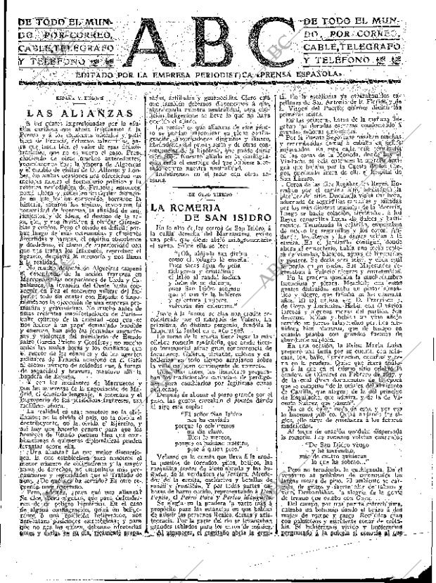 ABC MADRID 14-05-1913 página 5