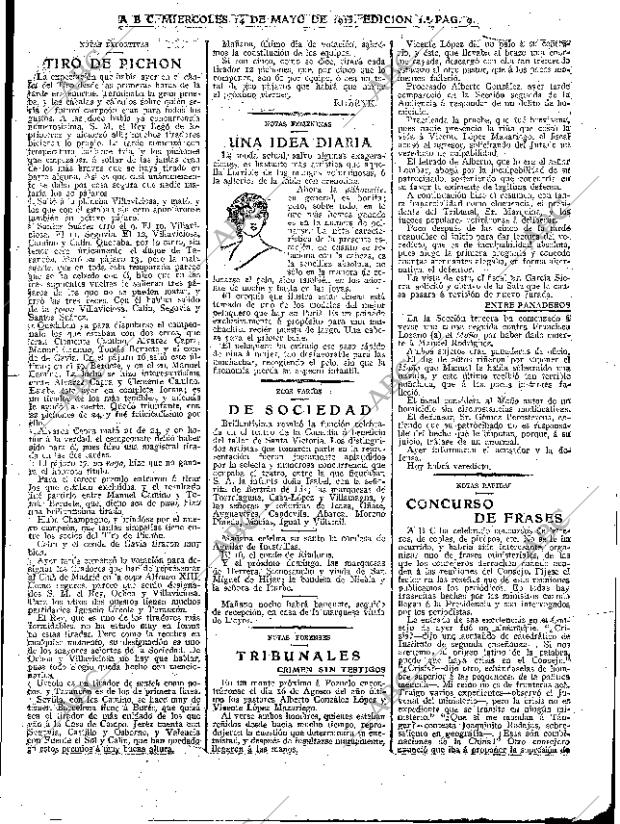 ABC MADRID 14-05-1913 página 9